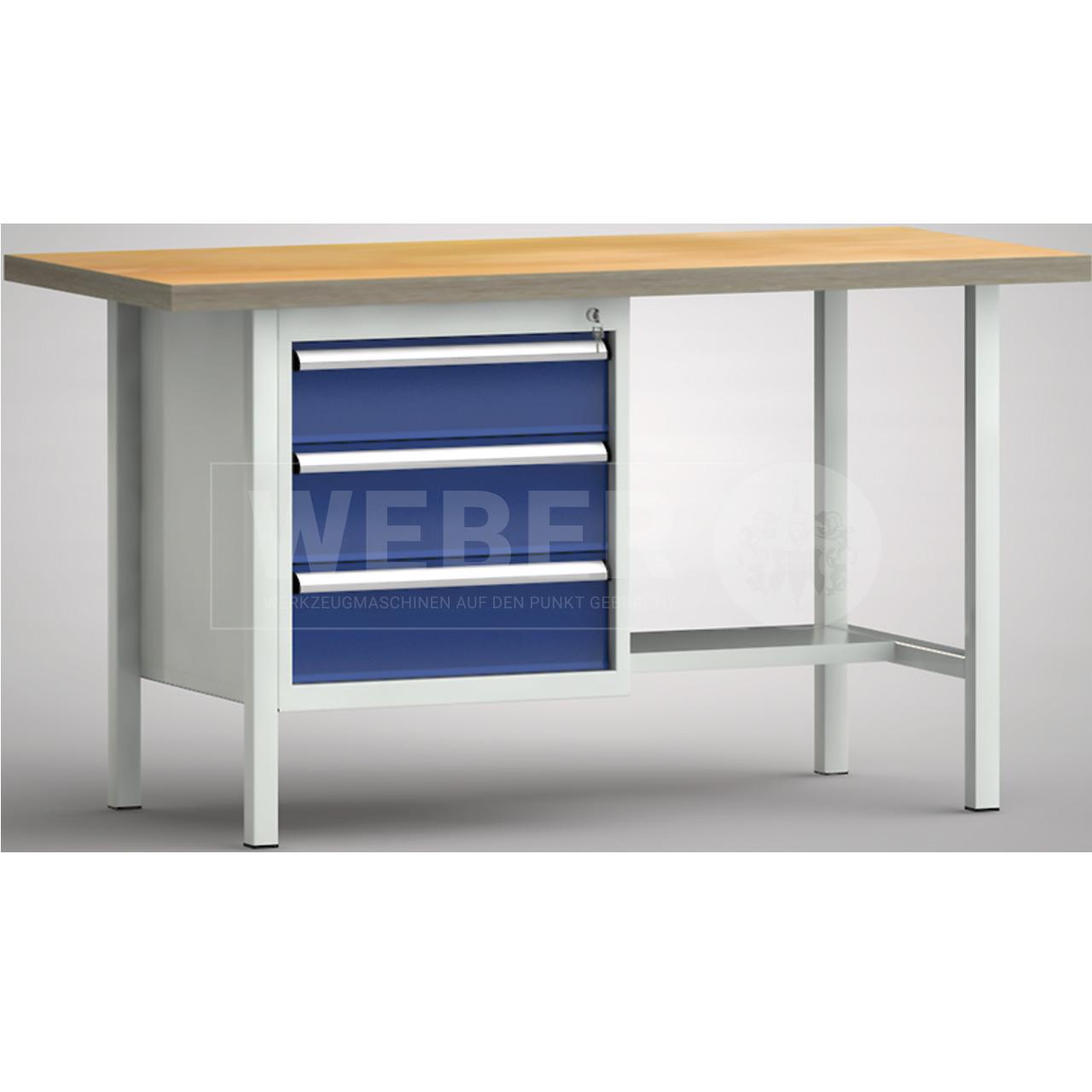 Werkbank mit Schubladenschrank