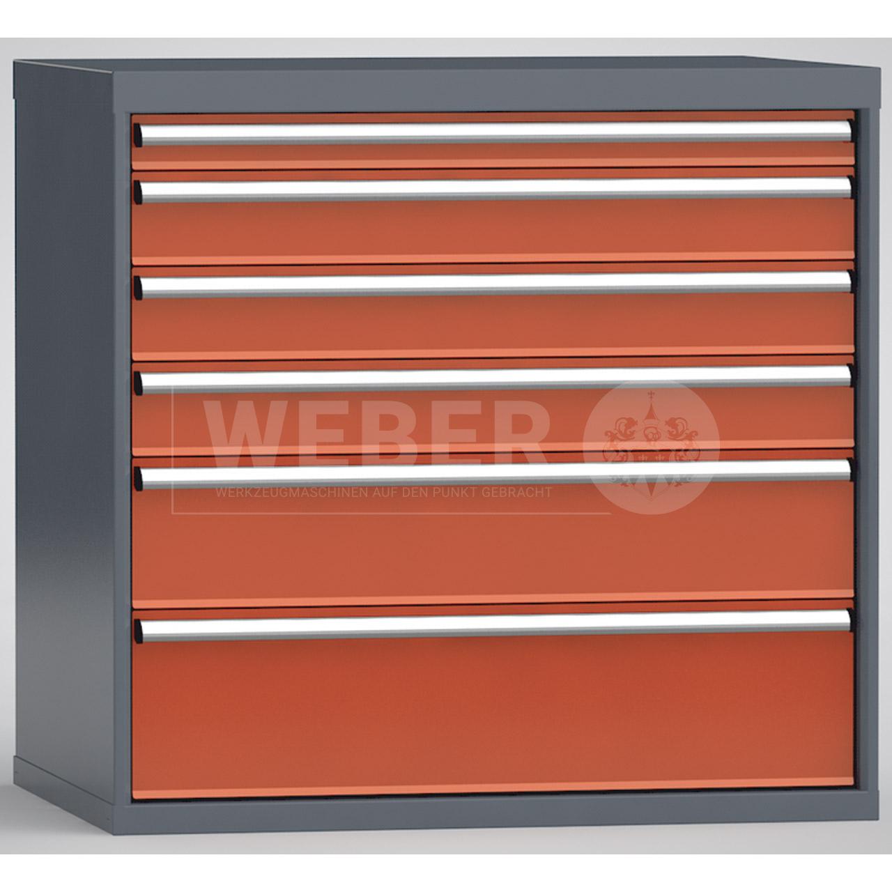 Schubladenschrank mit 6 Schubladen 1000 x 1031 x 750