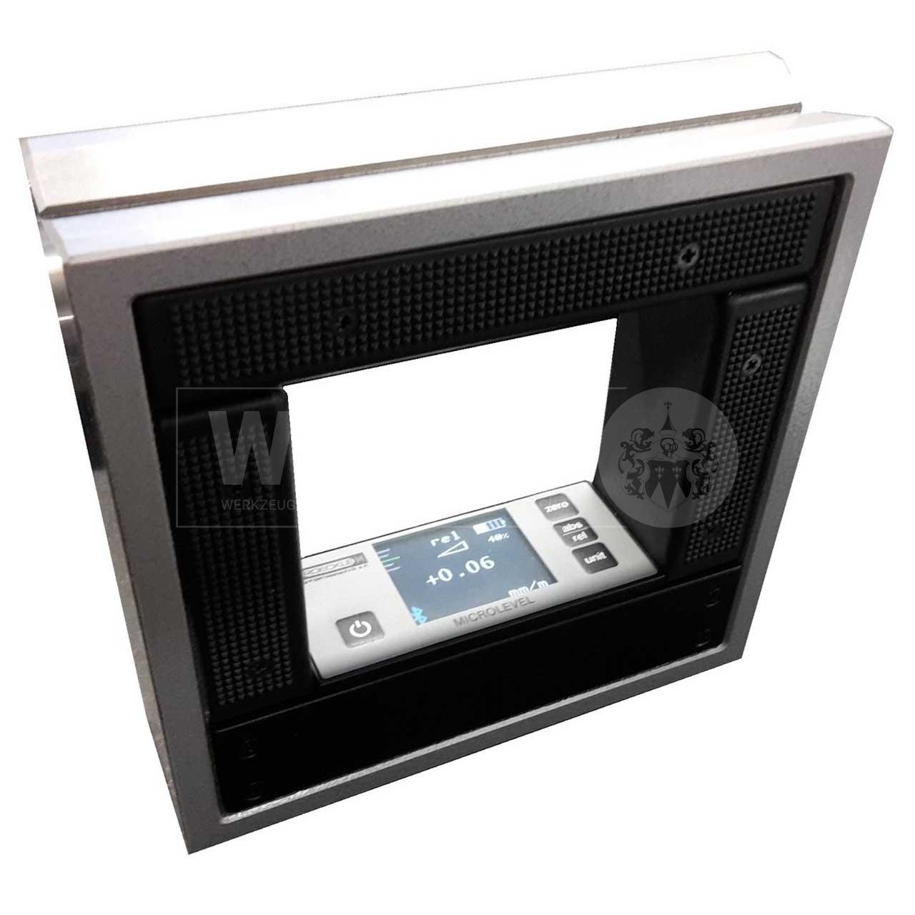 Elektr. Rahmen-Wasserwaage, 0,005 mm/m Genauigkeit , 150 mm, DIN 877