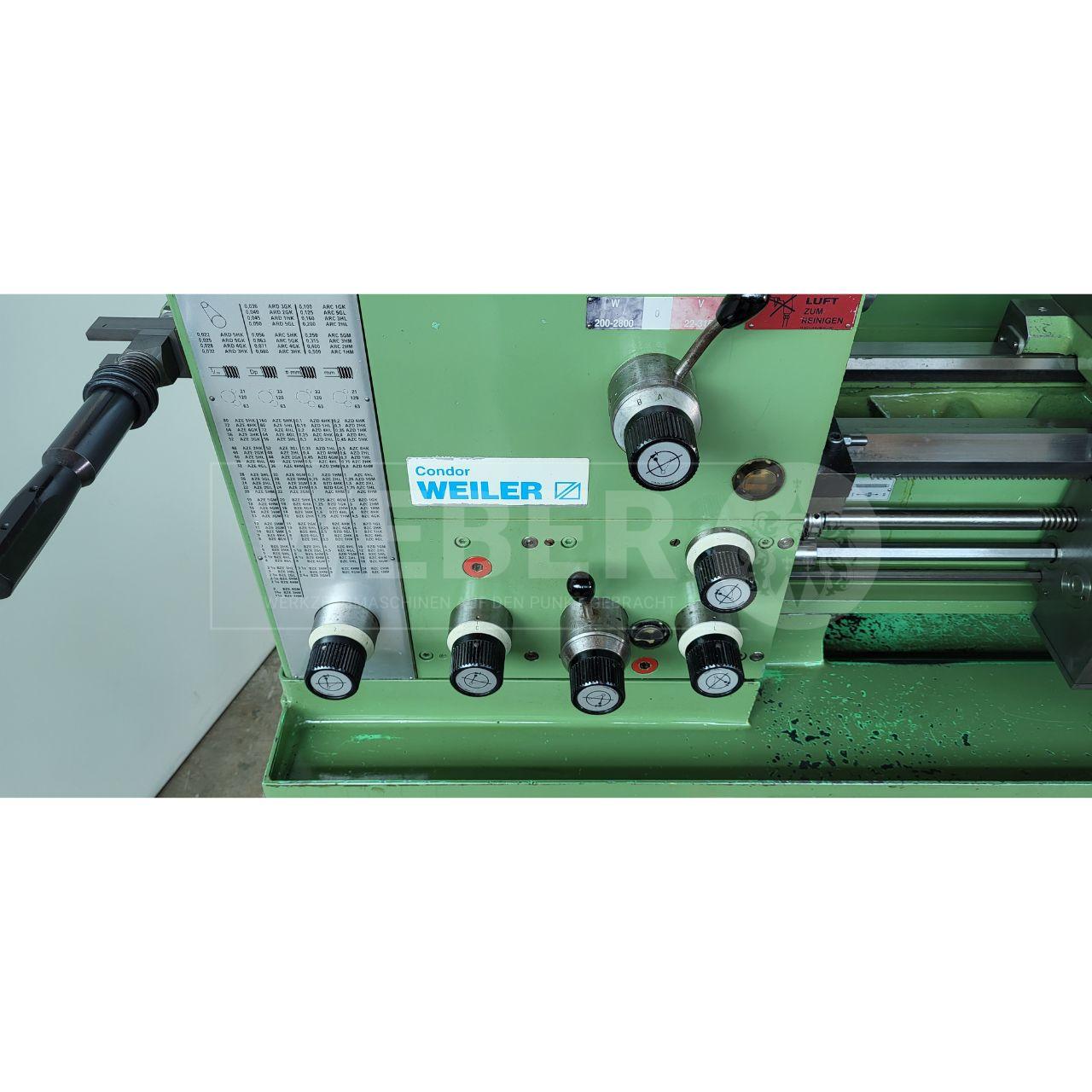 Weiler Condor AC Leit- und Zugspindeldrehmaschine