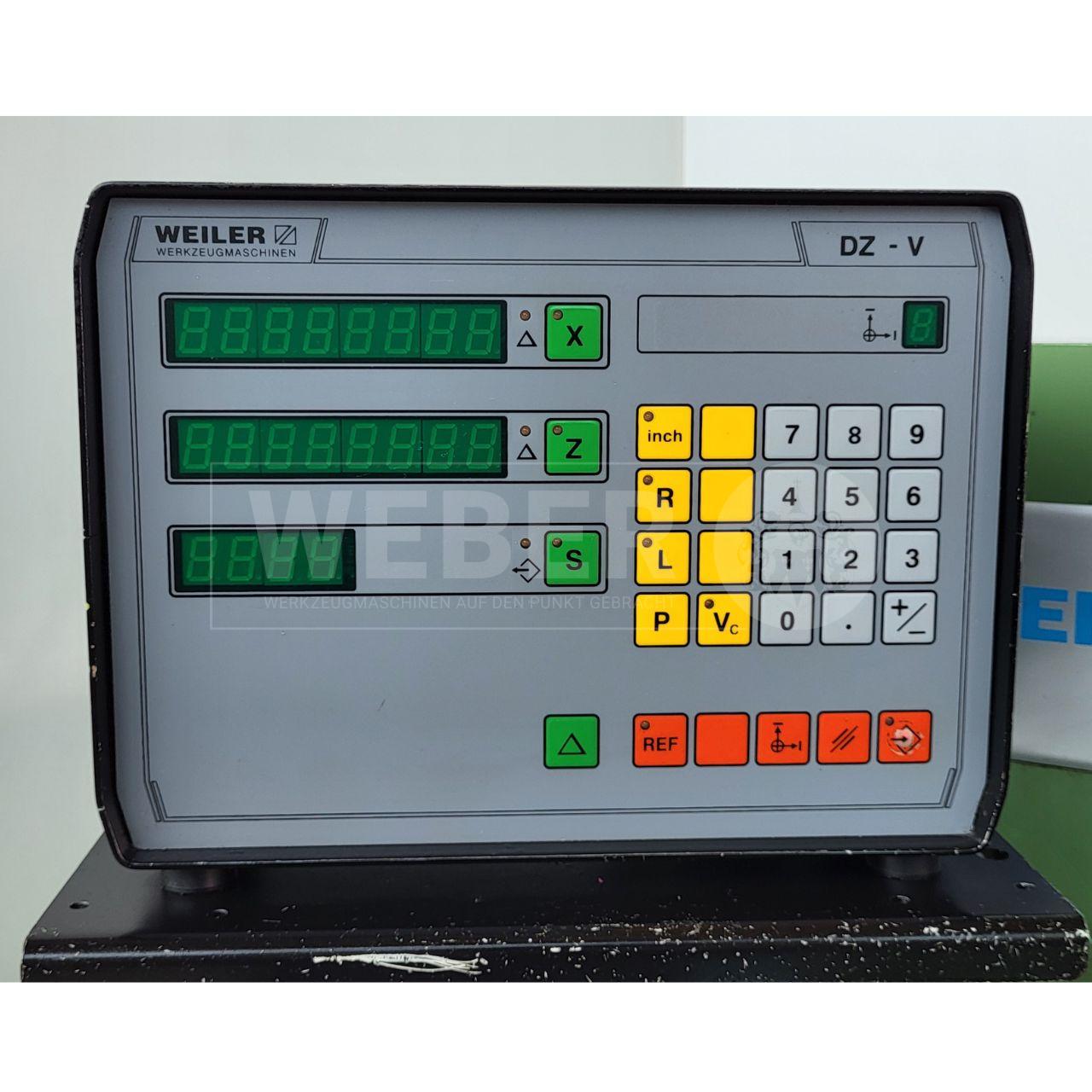 Weiler Condor AC Leit- und Zugspindeldrehmaschine