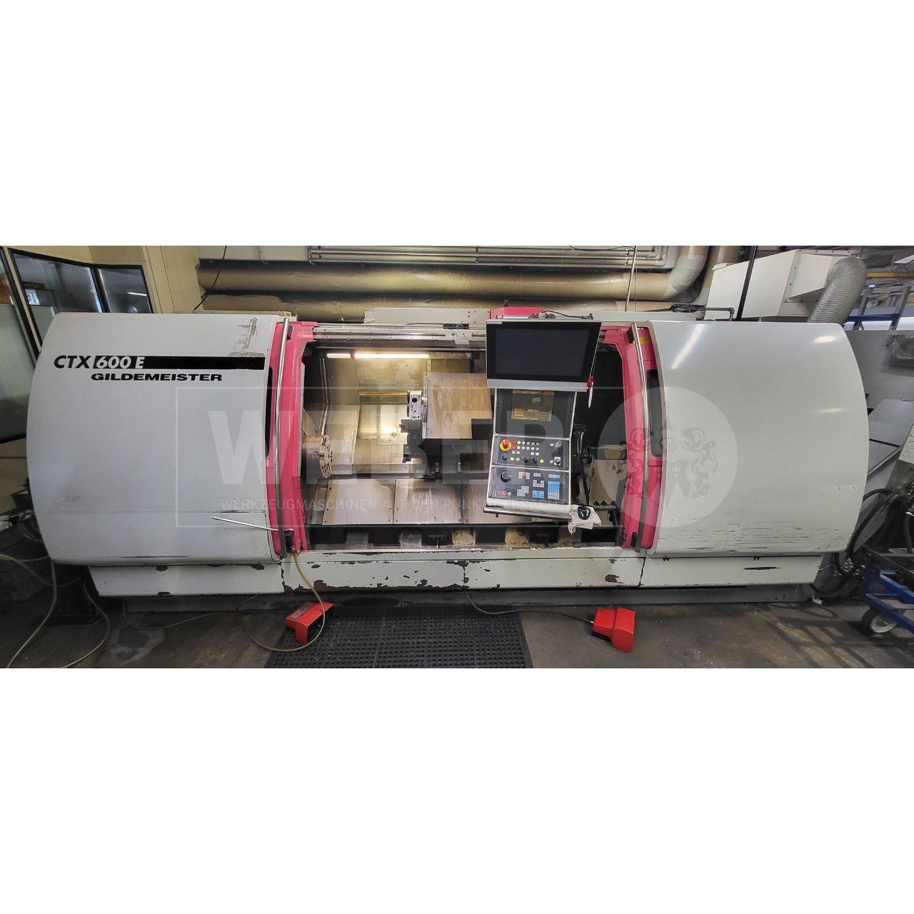 Gildemeister CTX 600 E CNC-Universal-Drehmaschine
