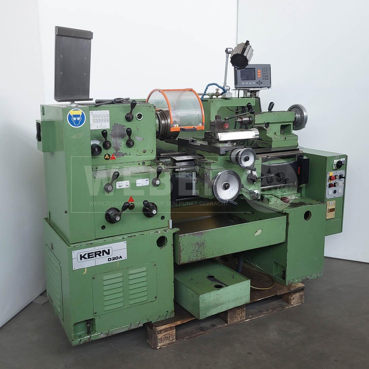 Kern D 20 A Leit- und Zugspindeldrehmaschine
