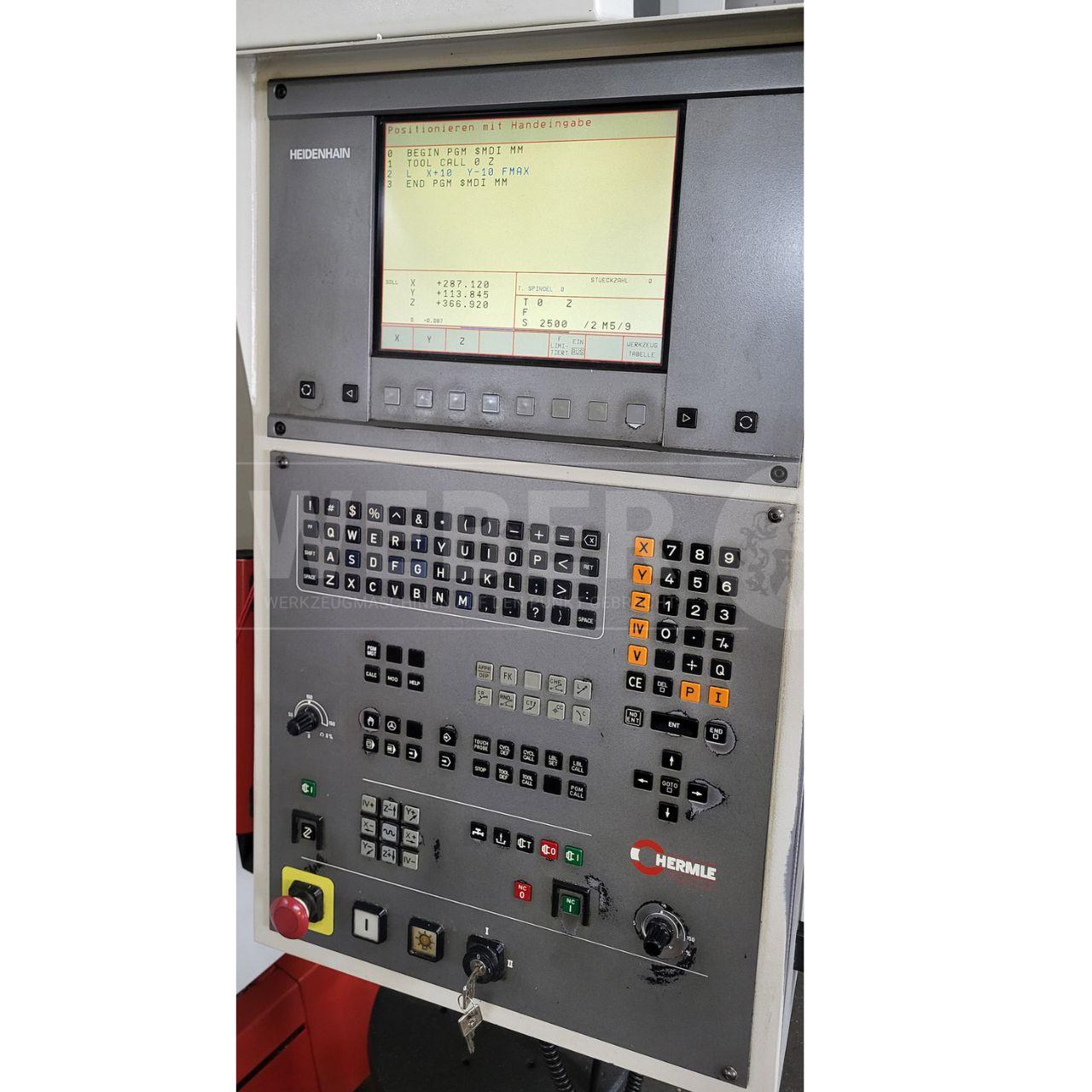 Hermle U 630 T 3-Achs-Universal-CNC-Fräsmaschine