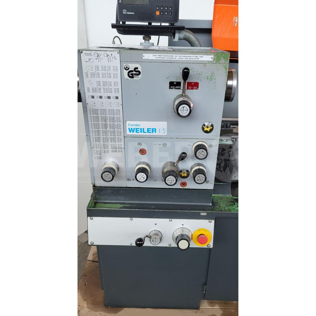 Weiler Condor B Leit- und Zugspindeldrehmaschine