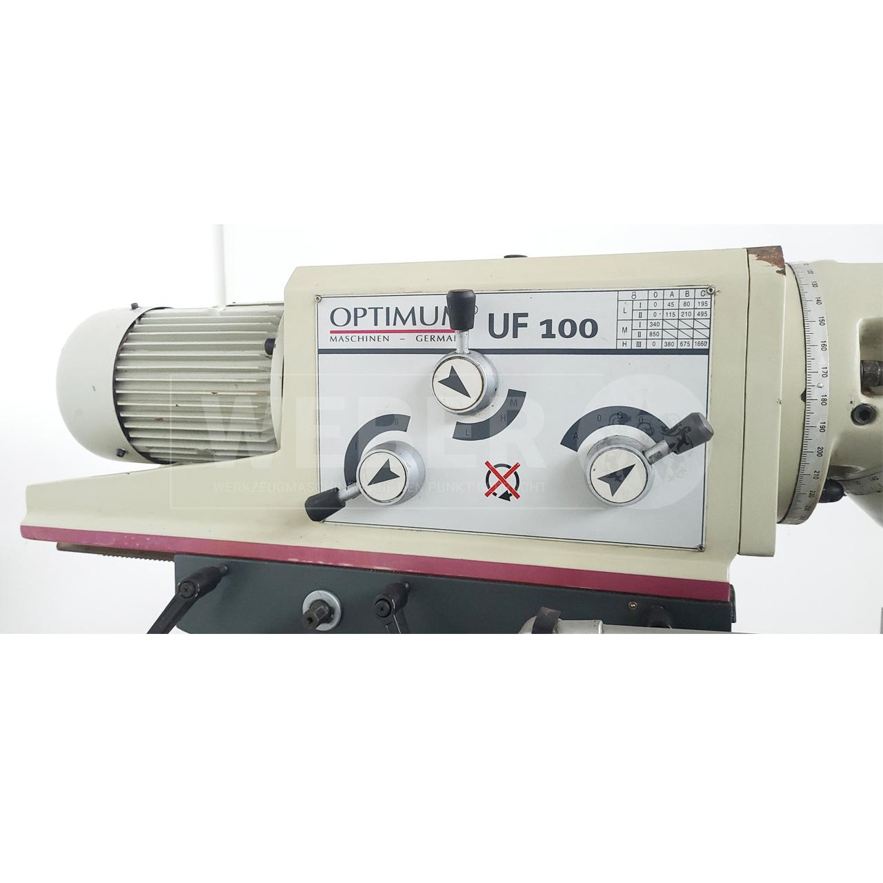 Optimum UF 100 Fräsmaschine